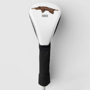 Funda Para Palo De Golf Ilustracion de personalizado asado de cerdo / cerd