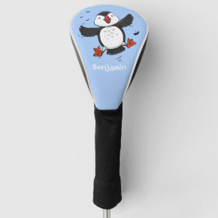 Funda Para Palo De Golf Ilustracion de personalizado azul del ataúd flotan