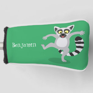 Funda Para Palo De Golf Ilustracion de personalizado bailador de lémur de
