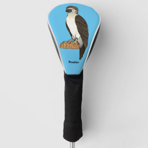 Funda Para Palo De Golf Ilustracion de personalizado de aves águilas de Fi