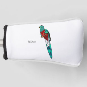 Funda Para Palo De Golf Ilustracion de personalizado de aves quetzales res