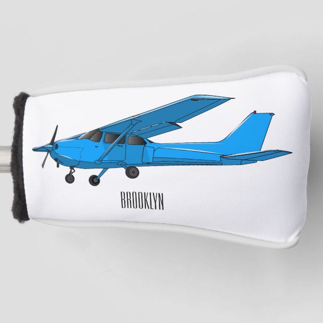 Funda Para Palo De Golf Ilustracion de personalizado de aviones (Anverso)