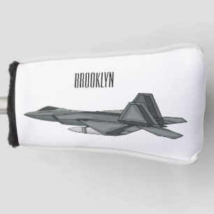 Funda Para Palo De Golf Ilustracion de personalizado de aviones de combate