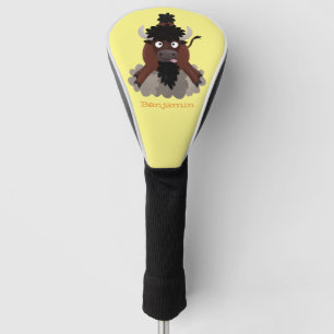 Funda Para Palo De Golf Ilustracion de personalizado de bisontes búfalos d