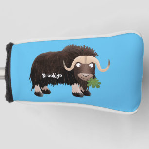 Funda Para Palo De Golf Ilustracion de personalizado de buey hongo
