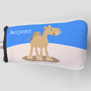 Funda Para Palo De Golf Ilustracion de personalizado de camello alegre y s