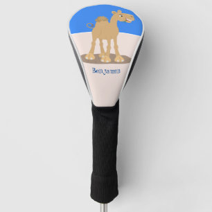 Funda Para Palo De Golf Ilustracion de personalizado de camello alegre y s