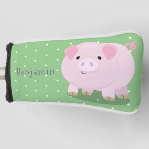 Funda Para Palo De Golf Ilustracion de personalizado de costillar de cacer