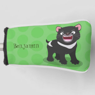 Funda Para Palo De Golf Ilustracion de personalizado de demonio de Tasmani