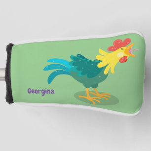 Funda Para Palo De Golf Ilustracion de personalizado de gallo de entrego g