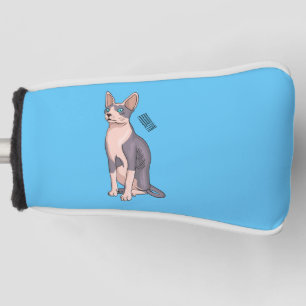 Funda Para Palo De Golf Ilustracion de personalizado de gatos Sfinx