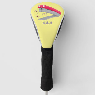 Funda Para Palo De Golf Ilustracion de personalizado de grapadora de color