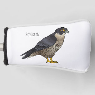 Funda Para Palo De Golf Ilustracion de personalizado de halcón peregrino