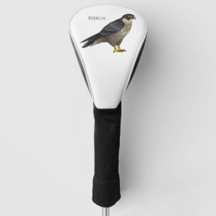 Funda Para Palo De Golf Ilustracion de personalizado de halcón peregrino