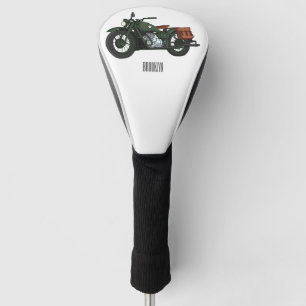 Funda Para Palo De Golf Ilustracion de personalizado de motocicleta de cru