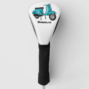 Funda Para Palo De Golf Ilustracion de personalizado de motocicletas con c