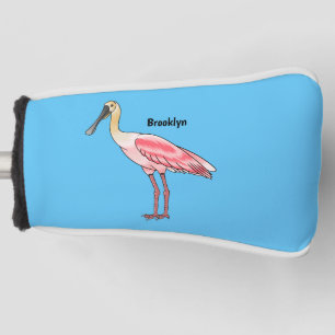 Funda Para Palo De Golf Ilustracion de personalizado de pájaro cucharón de
