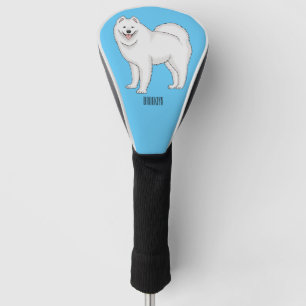 Funda Para Palo De Golf Ilustracion de personalizado de perro de Samoyed