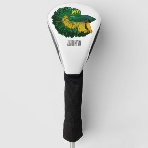Funda Para Palo De Golf Ilustracion de personalizado de pescado de lucha s