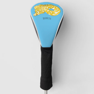 Funda Para Palo De Golf Ilustracion de personalizado de pitón birmano