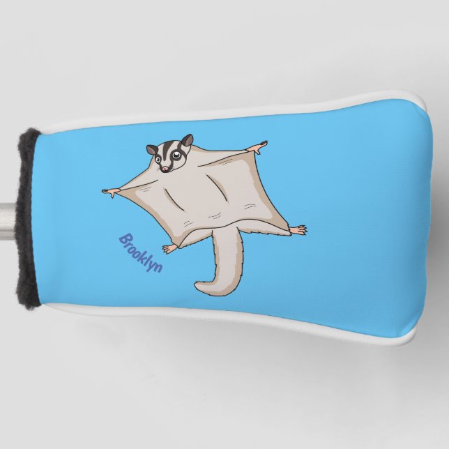 Funda Para Palo De Golf Ilustracion de personalizado de planeador de azúca (Anverso)