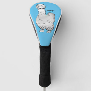 Funda Para Palo De Golf Ilustracion de personalizado de pollo de Silkie