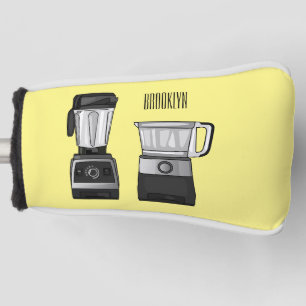 Funda Para Palo De Golf Ilustracion de personalizado de procesador y mezcl