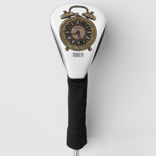 Funda Para Palo De Golf Ilustracion de personalizado de reloj de alarma
