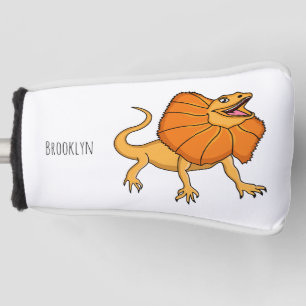 Funda Para Palo De Golf Ilustracion de personalizado naranja
