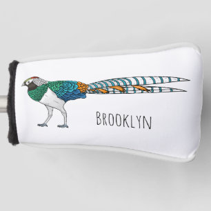 Funda Para Palo De Golf Ilustracion del faisán de Lady amherst