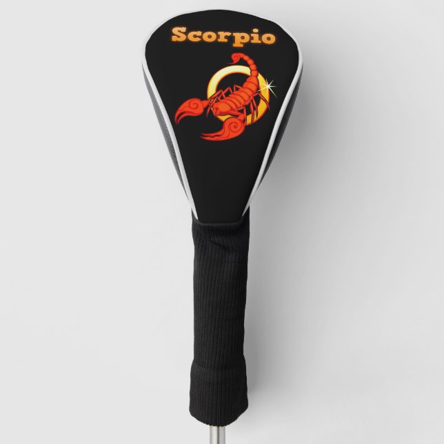 Funda Para Palo De Golf Ilustracion Escorpio (Anverso)