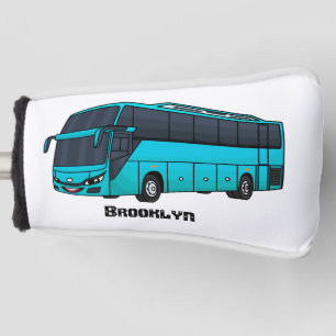 Funda Para Palo De Golf Ilustracion moderno de personalizado de autobús de