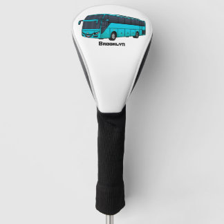 Funda Para Palo De Golf Ilustracion moderno de personalizado de autobús de