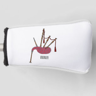 Funda Para Palo De Golf Ilustracion personalizado Bagpipes