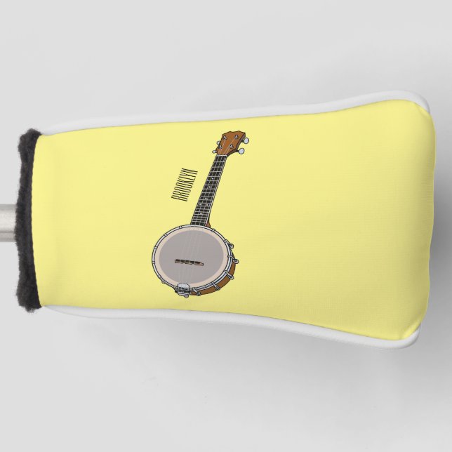 Funda Para Palo De Golf Ilustracion personalizado Banjo (Anverso)