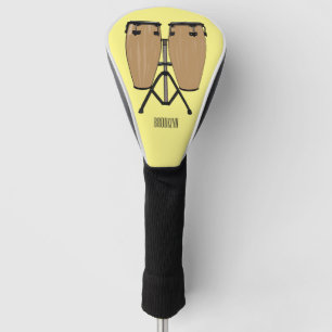Funda Para Palo De Golf Ilustracion personalizado Bongo drum