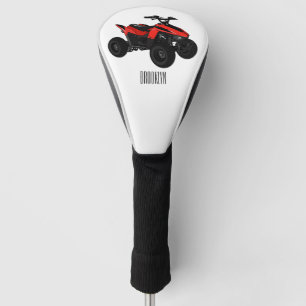 Funda Para Palo De Golf Ilustracion personalizado de atv de cuatro bicicle