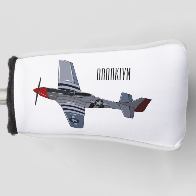 Funda Para Palo De Golf Ilustracion personalizado de bombarderos (Anverso)