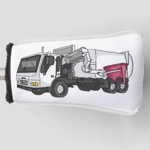 Funda Para Palo De Golf Ilustracion personalizado de camión de basura