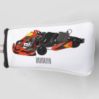 Ilustracion personalizado de carreras de Kart