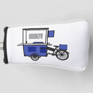 Funda Para Palo De Golf Ilustracion personalizado de carrito de alimentos