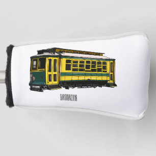 Funda Para Palo De Golf Ilustracion personalizado de carrito de Mata