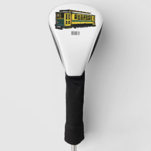 Funda Para Palo De Golf Ilustracion personalizado de carrito de Mata