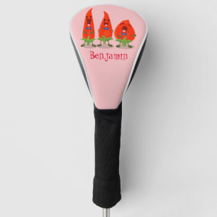 Funda Para Palo De Golf Ilustracion personalizado de chiles cantantes