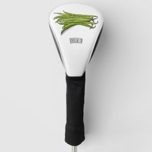Funda Para Palo De Golf Ilustracion personalizado de frijol verde