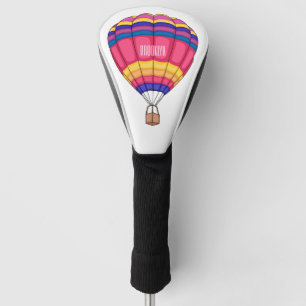 Funda Para Palo De Golf Ilustracion personalizado de globo aerostático