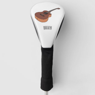 Funda Para Palo De Golf Ilustracion personalizado de guitarra acústica