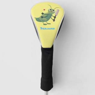 Funda Para Palo De Golf Ilustracion personalizado de insectos de cricket v