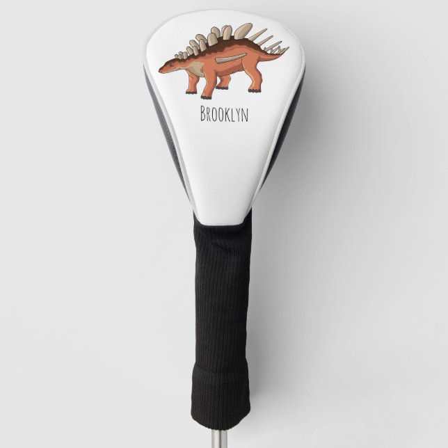 Funda Para Palo De Golf Ilustracion personalizado de Kentrosaurus (Anverso)