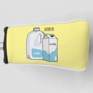 Funda Para Palo De Golf Ilustracion personalizado de leche